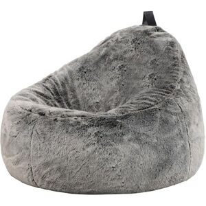 icon Cocoon Faux Fur Bean Bag, Artic Grey, Large Adult Bean Bag Chair with Filling Included, Comfy Chair, Living Room, Living Room Furniture, Bedroom Furniture icon Cocoon Faux Fur Bean Bag, Artic Grey, Large Adult Bean Bag Chair with Filling Included, Comfy Chair, Living Room, Living Room Furniture, Bedroom Furniture