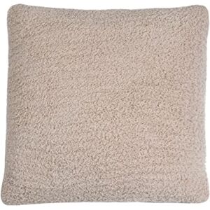 Sleepdown Filled Cushion Boucle Chenille Soft Touch Fluffy Decorative Square Cushion Home Decor Sofa Bedroom 18" x 18 Natural 45cm x 45cm Sleepdown Filled Cushion Boucle Chenille Soft Touch Fluffy Decorative Square Cushion Home Decor Sofa Bedroom 18" x 18 Natural 45cm x 45cm