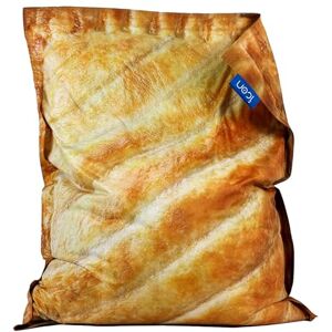 icon Greggs XL Steak Bake Bean Bag Floor Cushion, Water Resistant Fabric, Beanbag for Indoor and Outdoor Use, Bean Bag with Filling Included, 180cm x 140cm, Novelty Gifts, Gaming, Living Room, Garden icon Greggs XL Steak Bake Bean Bag Floor Cushion, Water Resistant Fabric, Beanbag for Indoor and Outdoor Use, Bean Bag with Filling Included, 180cm x 140cm, Novelty Gifts, Gaming, Living Room, Garden