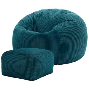 Icon Classic BeanBag with Footstool - Lounge Chair Icon Classic BeanBag with Footstool - Lounge Chair