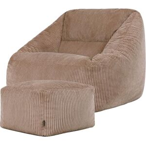 icon Natalia Cord Bean Bag Chair with Footstool, Mocha Brown, Large Adult Bean Bag with Filling Included, Comfy Chair, Armchair, Living Room, Living Room Furniture, Bedroom Furniture icon Natalia Cord Bean Bag Chair with Footstool, Mocha Brown, Large Adult Bean Bag with Filling Included, Comfy Chair, Armchair, Living Room, Living Room Furniture, Bedroom Furniture