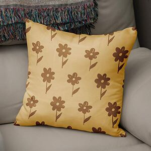 Bonamaison Decorative Cushion Cover Brown Tones, Throw Pillow Covers, Home Decorative Pillowcases for Livingroom, Sofa, Bedroom, Size:43X43 Cm Designed and Manufactured in Turkey Bonamaison Decorative Cushion Cover Brown Tones, Throw Pillow Covers, Home Decorative Pillowcases for Livingroom, Sofa, Bedroom, Size:43X43 Cm Designed and Manufactured in Turkey