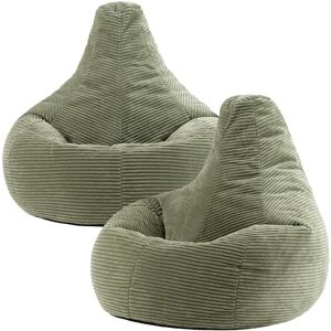 icon Dalton Cord Recliner Bean Bag, Sage Green, Set of 2, Large Adult Bean Bag Chair with Filling Included, Comfy Chair, Living Room Furniture, Bedroom Furniture icon Dalton Cord Recliner Bean Bag, Sage Green, Set of 2, Large Adult Bean Bag Chair with Filling Included, Comfy Chair, Living Room Furniture, Bedroom Furniture