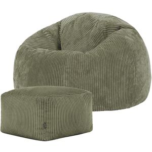 icon Kingston Cord Bean Bag with Footstool, Sage Green, Large Adult Bean Bag Chair with Filling Included, Comfy Chair, Pouffe Footstool, Living Room Furniture, Bedroom Furniture icon Kingston Cord Bean Bag with Footstool, Sage Green, Large Adult Bean Bag Chair with Filling Included, Comfy Chair, Pouffe Footstool, Living Room Furniture, Bedroom Furniture