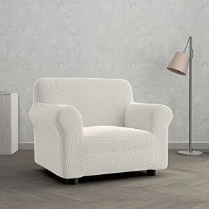 Italian Bed Linen FASHIONABLE Extendable Sofa Cover, Cream 1 Seater Italian Bed Linen FASHIONABLE Extendable Sofa Cover, Cream 1 Seater