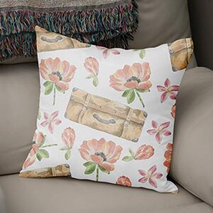 Bonamaison Decorative Cushion Cover, Polycotton, Multicolor, Standard Bonamaison Decorative Cushion Cover, Polycotton, Multicolor, Standard