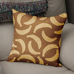 Bonamaison Decorative Cushion Cover, Polycotton, Brown, Standard Bonamaison Decorative Cushion Cover, Polycotton, Brown, Standard