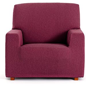 Eysa Llion Sofa Cover, Lycra, Red 8, 1 Seater Eysa Llion Sofa Cover, Lycra, Red 8, 1 Seater