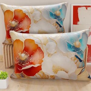 PETTI Artigiani Italiani PETTI Italian Artisans Pair of 50x70 cm Microfiber Cushion Covers, Decorative Pillows for Bedroom, Sofa, Living Room, Set of 2 Cushion Covers, Floral Pillow Case 06 9, 100% Made in Italy PETTI Artigiani Italiani PETTI Italian Artisans Pair of 50x70 cm Microfiber Cushion Covers, Decorative Pillows for Bedroom, Sofa, Living Room, Set of 2 Cushion Covers, Floral Pillow Case 06 9, 100% Made in Italy