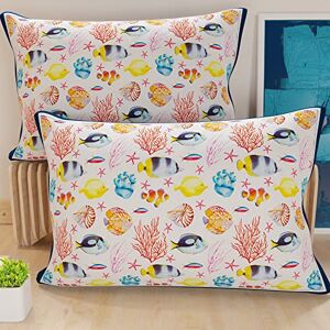 PETTI Artigiani Italiani Pair of Pillow Cases 145 x 40 cm in Microfibre, Cushions for Bedroom Furniture, Sofa, Living Room, Set of 2 Cushion Covers, Marine 05 Pillowcase, 100% Made in Italy PETTI Artigiani Italiani Pair of Pillow Cases 145 x 40 cm in Microfibre, Cushions for Bedroom Furniture, Sofa, Living Room, Set of 2 Cushion Covers, Marine 05 Pillowcase, 100% Made in Italy