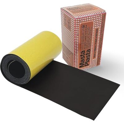 MastaPlasta Black Self-Adhesive Leather Repair Tape - Upholstery-Quality MastaPlasta Black Self-Adhesive Leather Repair Tape - Upholstery-Quality