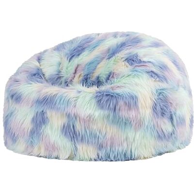 Luxe Unicorn Faux Fur Bean Bag - Bean Bag Luxe Unicorn Faux Fur Bean Bag - Bean Bag