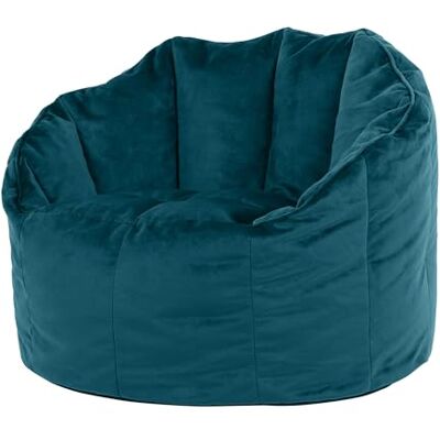 Icon Sitzsack-Sessel - Luxurious Velvet Green 74x64x77cm - Sitzsack Icon Sitzsack-Sessel - Luxurious Velvet Green 74x64x77cm - Sitzsack