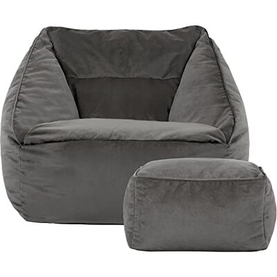 Icon - XXL Sitzsack-Sessel - Gray - Bean bag chair Icon - XXL Sitzsack-Sessel - Gray - Bean bag chair