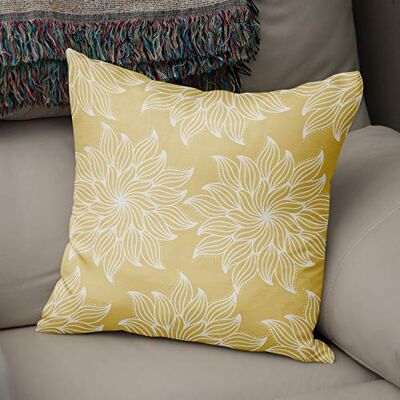 Bonamaison Decorative Cushion Cover, Polycotton, Multicolor, Standard Bonamaison Decorative Cushion Cover, Polycotton, Multicolor, Standard