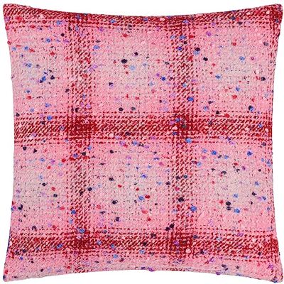Heya Home Connie Check Pink Cushion Cover - 45x45 cm Heya Home Connie Check Pink Cushion Cover - 45x45 cm