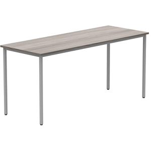 Office Hippo Essentials, Sturdy & Robust Computer, Stylish Home Office, Ideal Desk Table for Any Work Space, Height Adjustable Feet, 5 Year Guarantee, Alaskan Grey Oak, 160 x 60 cm Office Hippo Essentials, Sturdy & Robust Computer, Stylish Home Office, Ideal Desk Table for Any Work Space, Height Adjustable Feet, 5 Year Guarantee, Alaskan Grey Oak, 160 x 60 cm