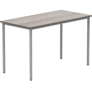 Office Hippo Essentials, Sturdy & Robust Computer, Stylish Home Office, Ideal Desk Table for Any Work Space, Height Adjustable Feet, 5 Year Guarantee, Alaskan Grey Oak, 120 x 60 cm Office Hippo Essentials, Sturdy & Robust Computer, Stylish Home Office, Ideal Desk Table for Any Work Space, Height Adjustable Feet, 5 Year Guarantee, Alaskan Grey Oak, 120 x 60 cm