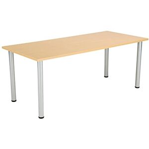Office Hippo Desk Table, Sturdy & Robust Computer Table, Stylish Work Table For Home Office, Ideal For Canteen or Meeting Room, High Table Desk, 5 Year Guarantee Oak Office Hippo Desk Table, Sturdy & Robust Computer Table, Stylish Work Table For Home Office, Ideal For Canteen or Meeting Room, High Table Desk, 5 Year Guarantee Oak