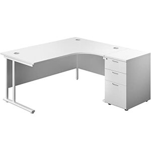 Unbranded - TWU1612BUNRWHWH - 1600x1200 - White - Desk Unbranded - TWU1612BUNRWHWH - 1600x1200 - White - Desk