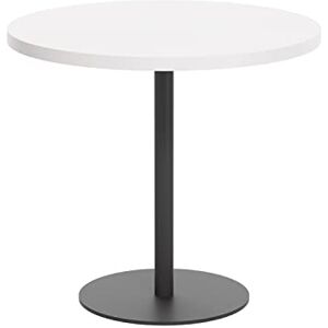 Office Hippo Circular Office Table, Sturdy & Robust Mid-Height Table Desk, Circular Work Table For Home Office, Versatile Desk Table For Canteen, Reception Area, 5 Year Guarantee White / Black Office Hippo Circular Office Table, Sturdy & Robust Mid-Height Table Desk, Circular Work Table For Home Office, Versatile Desk Table For Canteen, Reception Area, 5 Year Guarantee White / Black