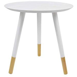 ASPECT Martini Metal Tray Round Side/End/Lamp Table, 45 dia x 46cm H, White ASPECT Martini Metal Tray Round Side/End/Lamp Table, 45 dia x 46cm H, White