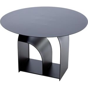 Casablanca modernes Design Casablanca Memphis Side Table, Metal, Matt Black, Round, Height 40 cm x Diameter 60 cm, Table for the Living Room Casablanca modernes Design Casablanca Memphis Side Table, Metal, Matt Black, Round, Height 40 cm x Diameter 60 cm, Table for the Living Room