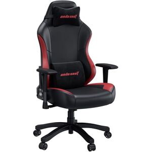 Anda Seat Luna Large Gaming Chair for Adults Ergonomic Reclining Video Game Chairs, PVC Leather Computer Home Office Chair, Heavy Duty Neck & Back Lumbar Support Black/Red Folding Recliner Seat Anda Seat Luna Large Gaming Chair for Adults Ergonomic Reclining Video Game Chairs, PVC Leather Computer Home Office Chair, Heavy Duty Neck & Back Lumbar Support Black/Red Folding Recliner Seat