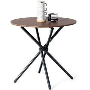 FurnitureR Dining Table,Round Kitchen Desk,for Living Room,Office,80x75 cm (Diameter x Height),Industrial Style,Rustic,246 FurnitureR Dining Table,Round Kitchen Desk,for Living Room,Office,80x75 cm (Diameter x Height),Industrial Style,Rustic,246