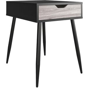 DHP Furniture Copley End & Side Table, Oak Look Black DHP Furniture Copley End & Side Table, Oak Look Black
