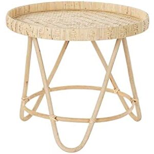 DKD Home Decor Side Table Brown Bamboo 60 x 60 x 52 cm DKD Home Decor Side Table Brown Bamboo 60 x 60 x 52 cm