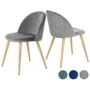 FurnitureR Upholstered Velvet Dining Chair Diamond Shaped Mid Back Armless with Oak Metal Legs for Home Kitchen Bedroom Living Room,Set of 2,Grey FurnitureR Upholstered Velvet Dining Chair Diamond Shaped Mid Back Armless with Oak Metal Legs for Home Kitchen Bedroom Living Room,Set of 2,Grey
