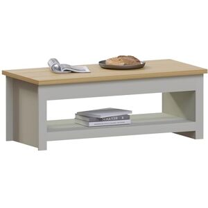 Vida Designs Arlington Coffee Table 1 Shelf Storage MDF Living Room Modern Furniture (Grey) Vida Designs Arlington Coffee Table 1 Shelf Storage MDF Living Room Modern Furniture (Grey)