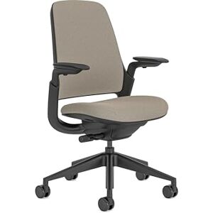 Steelcase Series 1 Upholstered Ergonomic Office Chair With LiveBack Lumbar Support And 4D Armests Beige; Made in Europe Steelcase Series 1 Upholstered Ergonomic Office Chair With LiveBack Lumbar Support And 4D Armests Beige; Made in Europe