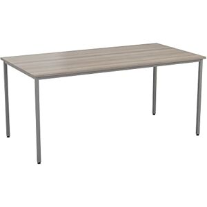 Office Hippo Office Table, Sturdy & Robust Computer Table, Stylish Work Table For Home Office, Ideal Desk Table For Any Work Space, Height Adjustable Feet, 5 Year Guarantee, Grey Oak, 160 x 80 x 73 cm Office Hippo Office Table, Sturdy & Robust Computer Table, Stylish Work Table For Home Office, Ideal Desk Table For Any Work Space, Height Adjustable Feet, 5 Year Guarantee, Grey Oak, 160 x 80 x 73 cm