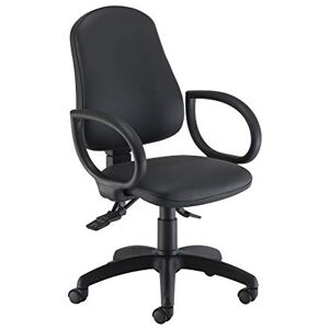 Office Hippo Desk Chair, Ergonomic Home & Office Chair With Adjustable Seat, Back & Lumbar Pump For Comfort & Support, Computer Chair With Fixed Arms For Daily Use Black PU Office Hippo Desk Chair, Ergonomic Home & Office Chair With Adjustable Seat, Back & Lumbar Pump For Comfort & Support, Computer Chair With Fixed Arms For Daily Use Black PU
