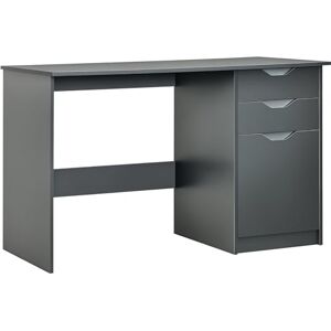 HOMCOM Computer Desk with Drawers, High Gloss Home Office Desk with Storage Cabinet, Study Workstation, 120 x 60cm, Grey HOMCOM Computer Desk with Drawers, High Gloss Home Office Desk with Storage Cabinet, Study Workstation, 120 x 60cm, Grey
