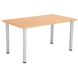Office Hippo Desk Table, Sturdy & Robust Computer Table, Stylish Work Table For Home Office, Ideal For Canteen or Meeting Room, High Table Desk, 5 Year Guarantee Beech Office Hippo Desk Table, Sturdy & Robust Computer Table, Stylish Work Table For Home Office, Ideal For Canteen or Meeting Room, High Table Desk, 5 Year Guarantee Beech