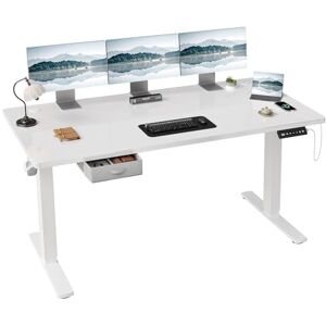 JUMMICO Height Adjustable Electric 180 x 80cm Standing Desk with Drawer & Hooks – Height Adjustable Sit Stand Desk with Stable Steel Frame, Wide Desktop Standing Table for Home Office,White JUMMICO Height Adjustable Electric 180 x 80cm Standing Desk with Drawer & Hooks – Height Adjustable Sit Stand Desk with Stable Steel Frame, Wide Desktop Standing Table for Home Office,White
