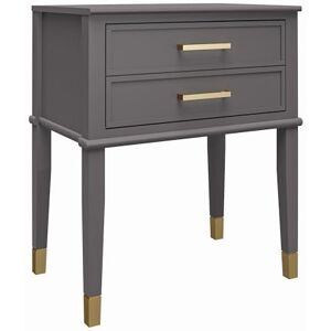 DHP Furniture Westerleigh End & Side Table, Graphite Grey DHP Furniture Westerleigh End & Side Table, Graphite Grey