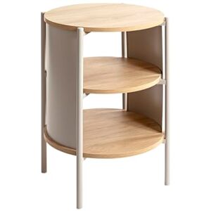 HAKU Möbel side table, oak, grey, metal, chipboard. Dimensions: W 44 x H 60 x D 44 cm. Style: Modern HAKU Möbel side table, oak, grey, metal, chipboard. Dimensions: W 44 x H 60 x D 44 cm. Style: Modern