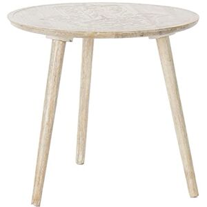 DKD Home Decor Brown Mandala Mango Wood Side Table (50 x 50 x 48 cm) DKD Home Decor Brown Mandala Mango Wood Side Table (50 x 50 x 48 cm)