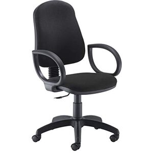 Office Hippo High Back Swivel Desk Chair, Ergonomic Home & Office Chair With Height Adjustable Seat & Backrest, Fixed Arms For Extra Comfort, Computer Chair For Daily Use Black Office Hippo High Back Swivel Desk Chair, Ergonomic Home & Office Chair With Height Adjustable Seat & Backrest, Fixed Arms For Extra Comfort, Computer Chair For Daily Use Black
