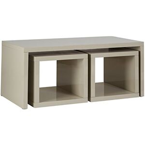 Premier Housewares Coffee Table For Living Room Two Under Nest Of Tables Wood Set of 3 Coffee Tables Light Grey Nest Tables Living Room Premier Housewares Coffee Table For Living Room Two Under Nest Of Tables Wood Set of 3 Coffee Tables Light Grey Nest Tables Living Room
