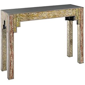 Premier Housewares Wooden Deco Console Table, Gold Premier Housewares Wooden Deco Console Table, Gold