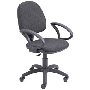Office Hippo Mid Back Desk Chair, Ergonomic Office Chair For Home & Office With Height Adjustable Seat & Fixed Arms For Extra Comfort, Computer Chair For Daily Use Charcoal Office Hippo Mid Back Desk Chair, Ergonomic Office Chair For Home & Office With Height Adjustable Seat & Fixed Arms For Extra Comfort, Computer Chair For Daily Use Charcoal