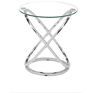 ASPECT Monarch Coffee/Side End Table, Chrome, 52 x 52 x 56.5 cm ASPECT Monarch Coffee/Side End Table, Chrome, 52 x 52 x 56.5 cm