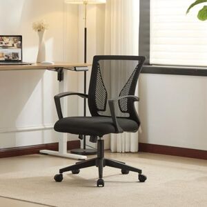 Home Source Forma Mesh Office Chair – Ergonomic Computer Desk Chair with Breathable Mesh Back, Height Adjustable & Swivel Function, Foam-Filled Seat, Durable Frame & Easy Assembly – Home & Office Use Home Source Forma Mesh Office Chair – Ergonomic Computer Desk Chair with Breathable Mesh Back, Height Adjustable & Swivel Function, Foam-Filled Seat, Durable Frame & Easy Assembly – Home & Office Use
