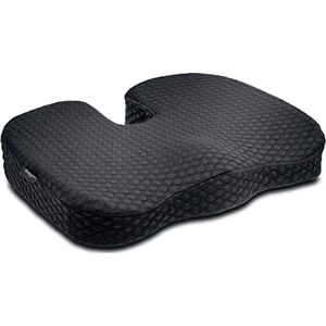 Kensington Premium Cool-Gel Seat Cushion, Black Relieves Spine Pressure, Improves Posture, Siatica, Orthorpedic (K55807WW), 363x460x71 Kensington Premium Cool-Gel Seat Cushion, Black Relieves Spine Pressure, Improves Posture, Siatica, Orthorpedic (K55807WW), 363x460x71