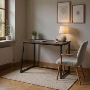 FurnitureR Folding Desk,Foldable Table Simple Home Office Desk, Space Saving Computer Table Compact Writing Workstation Study Desk for Home Office, Small Space, Black 80x40x75cm, Black FurnitureR Folding Desk,Foldable Table Simple Home Office Desk, Space Saving Computer Table Compact Writing Workstation Study Desk for Home Office, Small Space, Black 80x40x75cm, Black